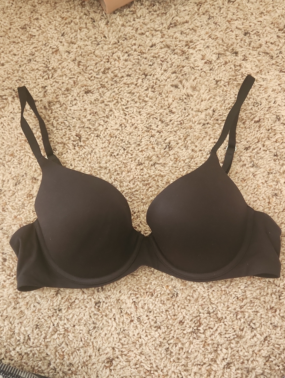 aerie Smooth Black Molded T-Shirt Bra